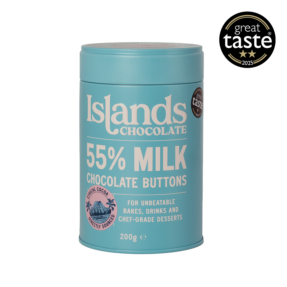 55% Milk Chocolate Buttons by Islands