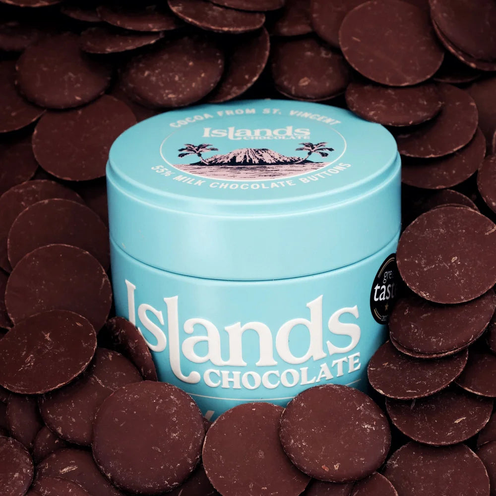 55% Milk Chocolate Buttons by Islands