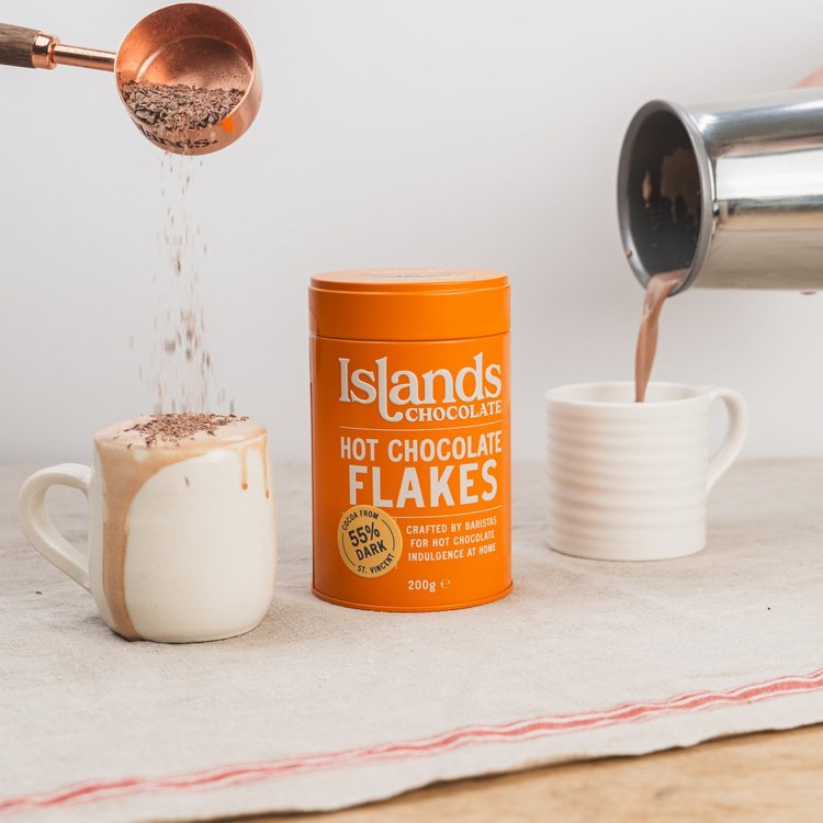 55% Cocoa Hot Chocolate Flakes by Islands